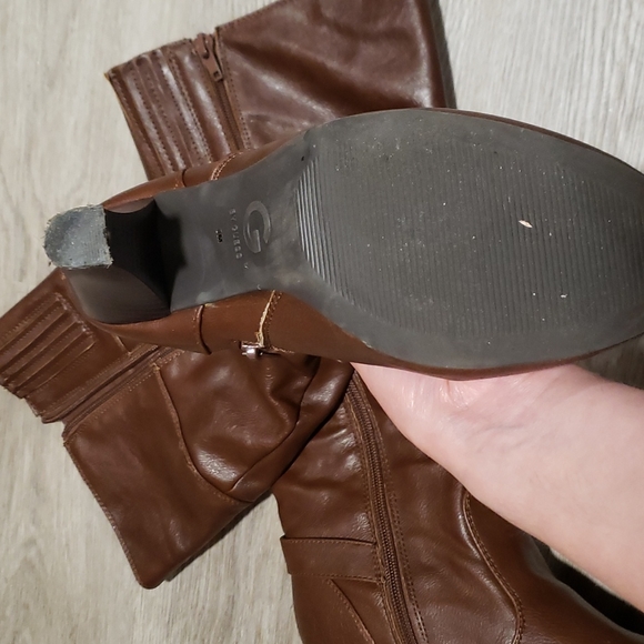 Guess slouchy brown round toe boots - Picture 10 of 10